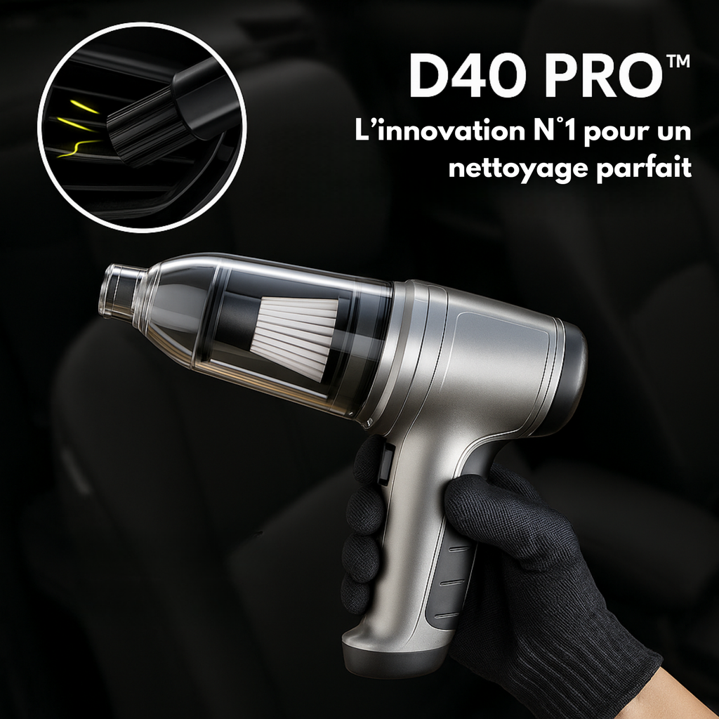 D40 PRO™ – L'Aspirateur Sans Fil Ultime