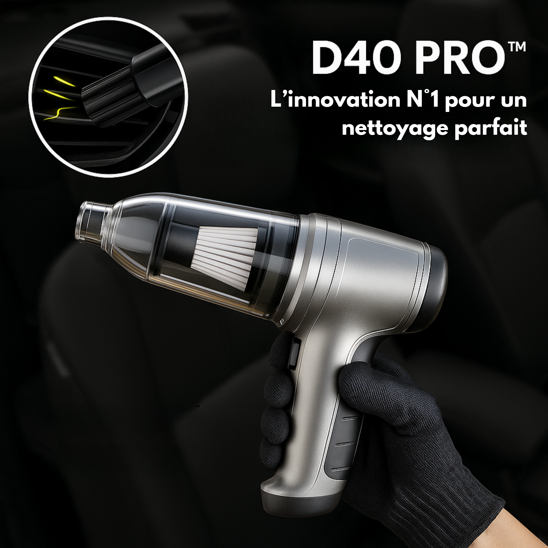 D40 PRO™ – L'Aspirateur Sans Fil Ultime