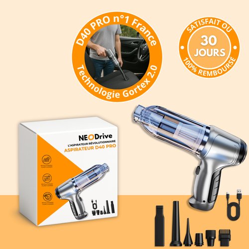 D40 PRO™ – L'Aspirateur Sans Fil Ultime