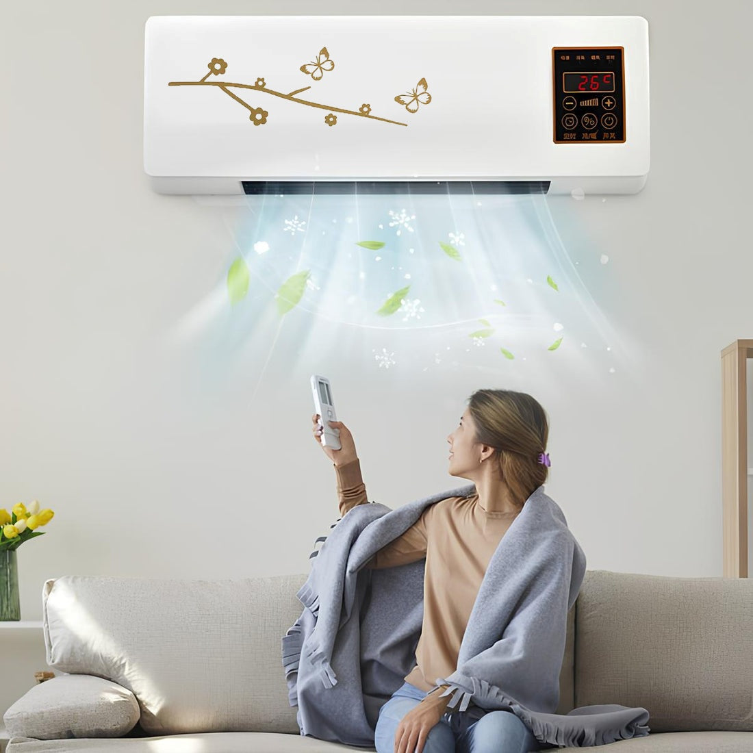 Comfort Air™ | Climatiseur mural portable pour les nuits fraîches.